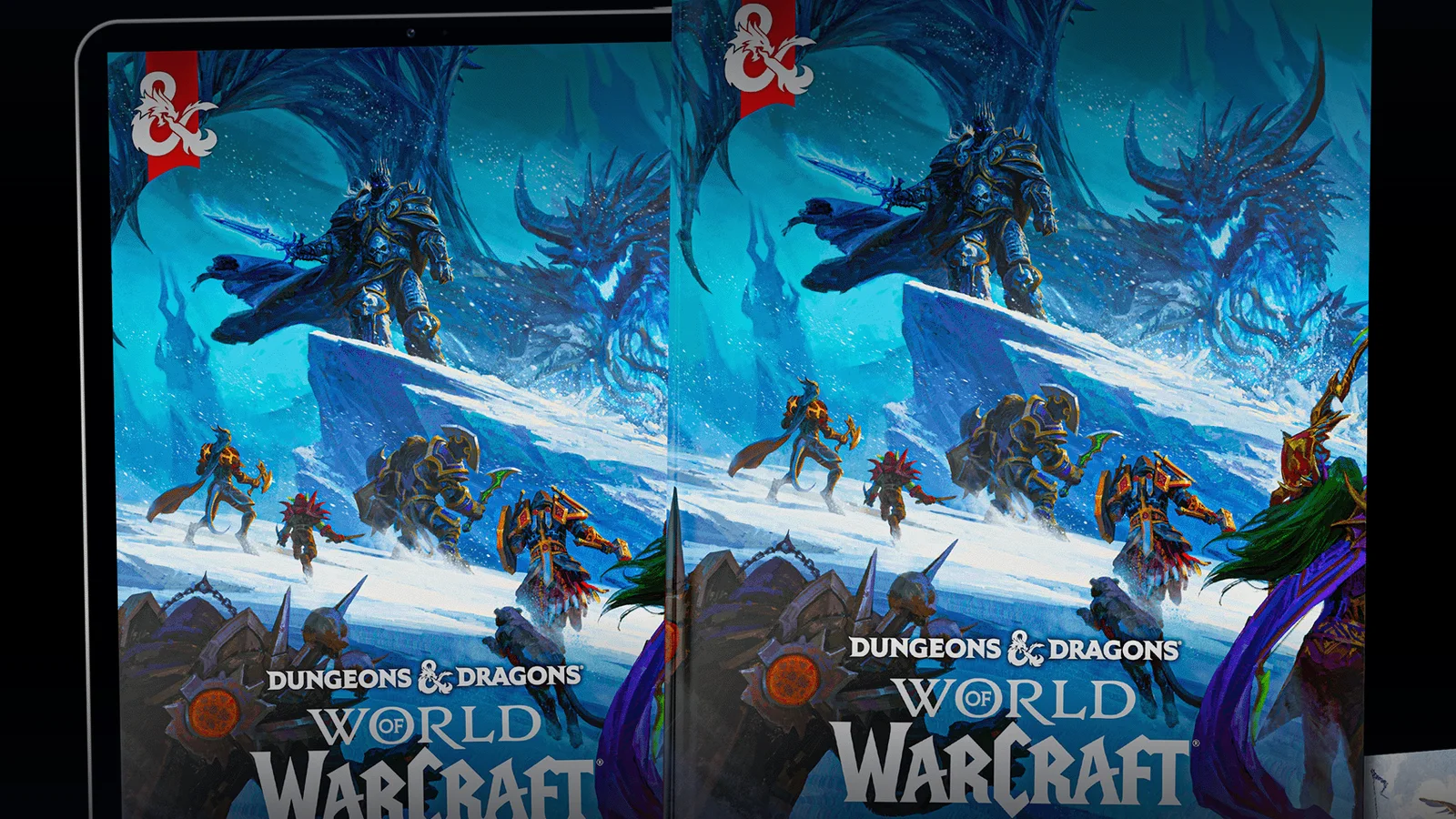 Coperta cărții Dungeons & Dragons: World of Warcraft cu Lich King
