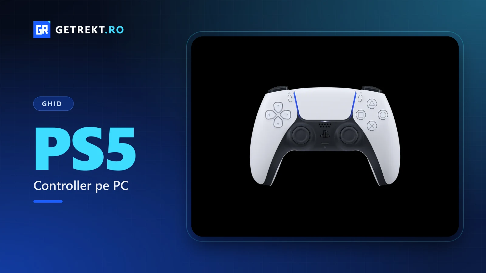 Controllerul wireless DualSense de la PlayStation 5