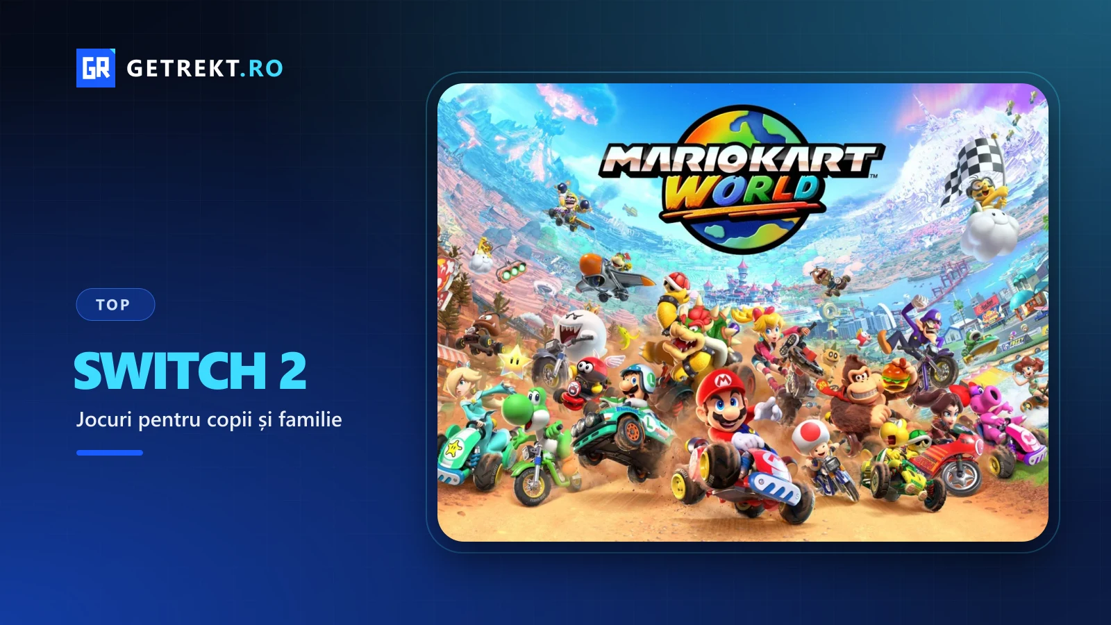 Mario Kart World, personaje Nintendo în plină cursă