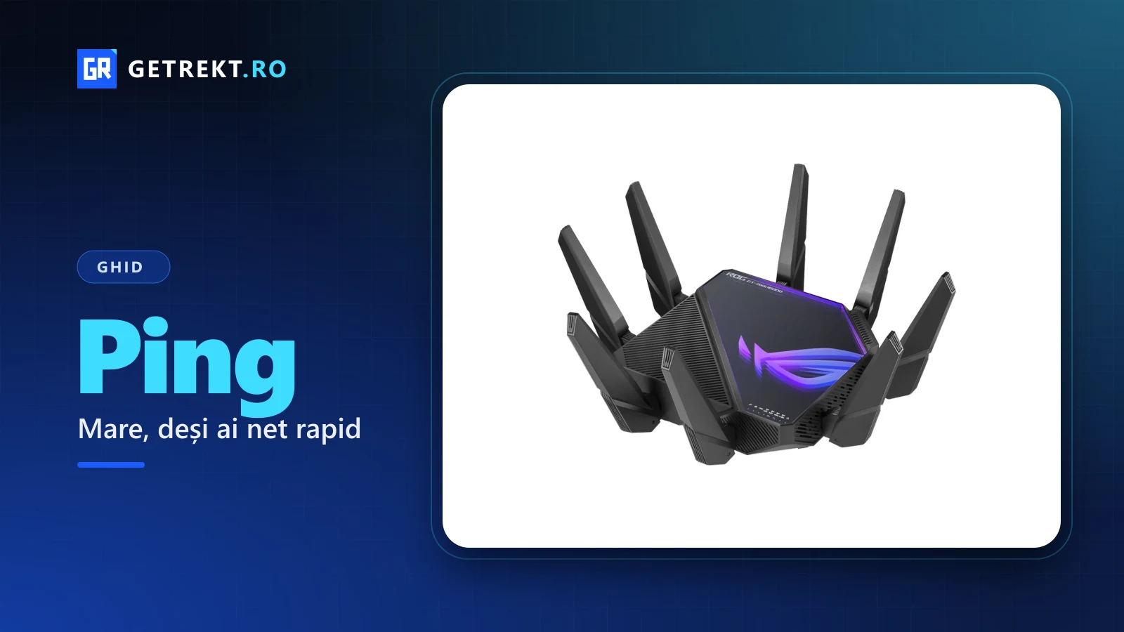 Router gaming ASUS ROG Rapture GT-AXE16000