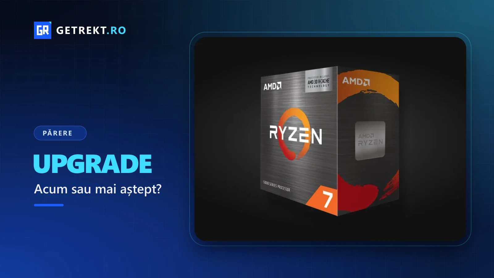 Cutia procesorului AMD Ryzen 7 5800X3D
