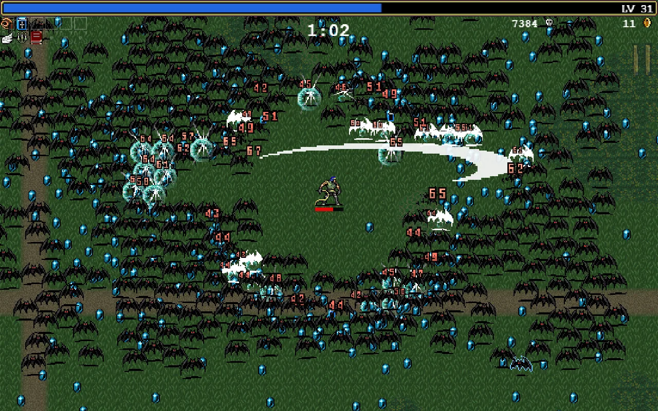 Vampire Survivors: sute de monștri pe ecran