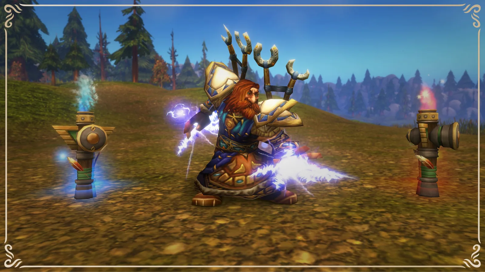 Un Dwarf Shaman, una dintre combinațiile noi din WoW: Forever