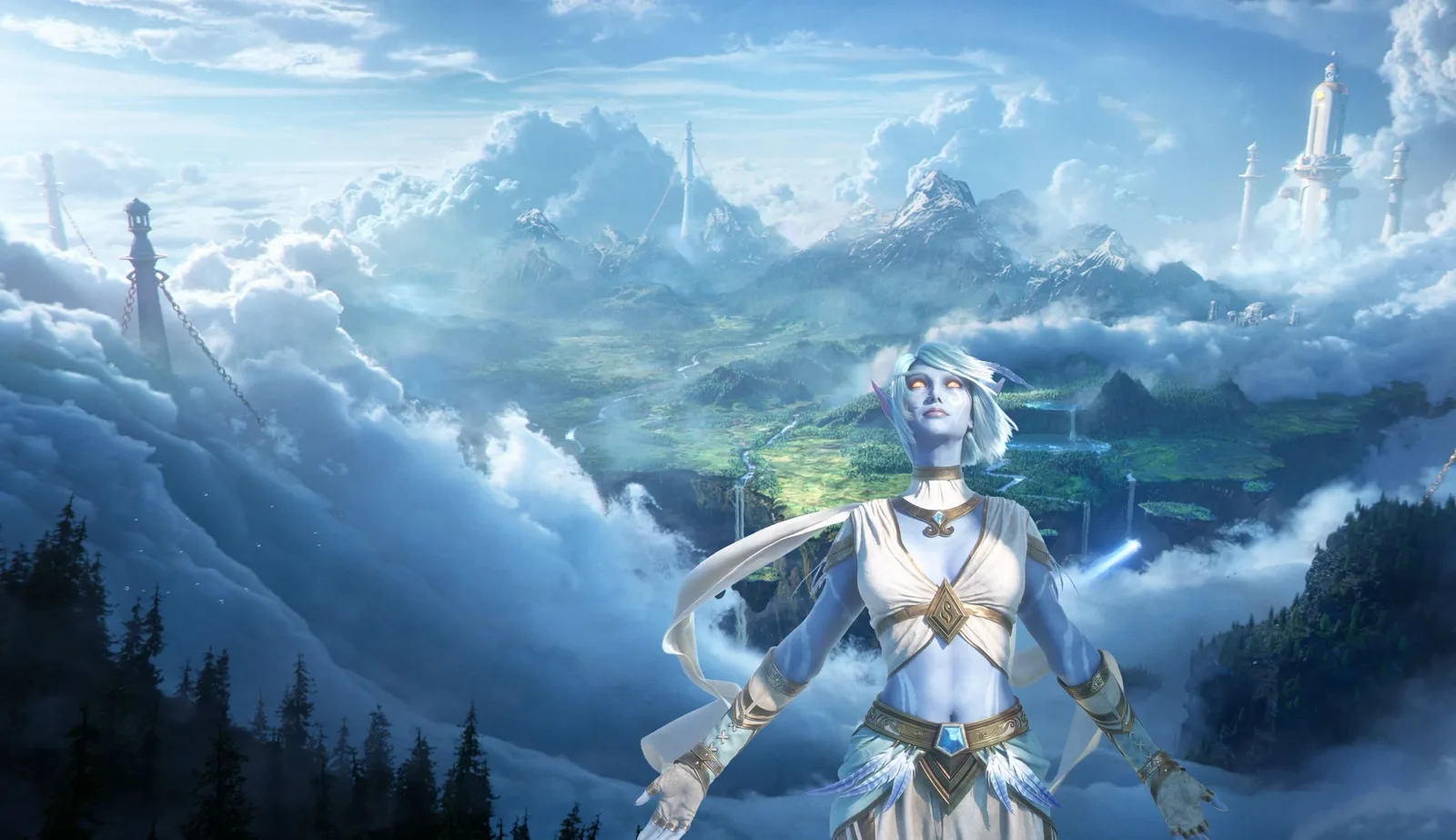 Skyborne, noua rasă jucabilă din WoW: Forever