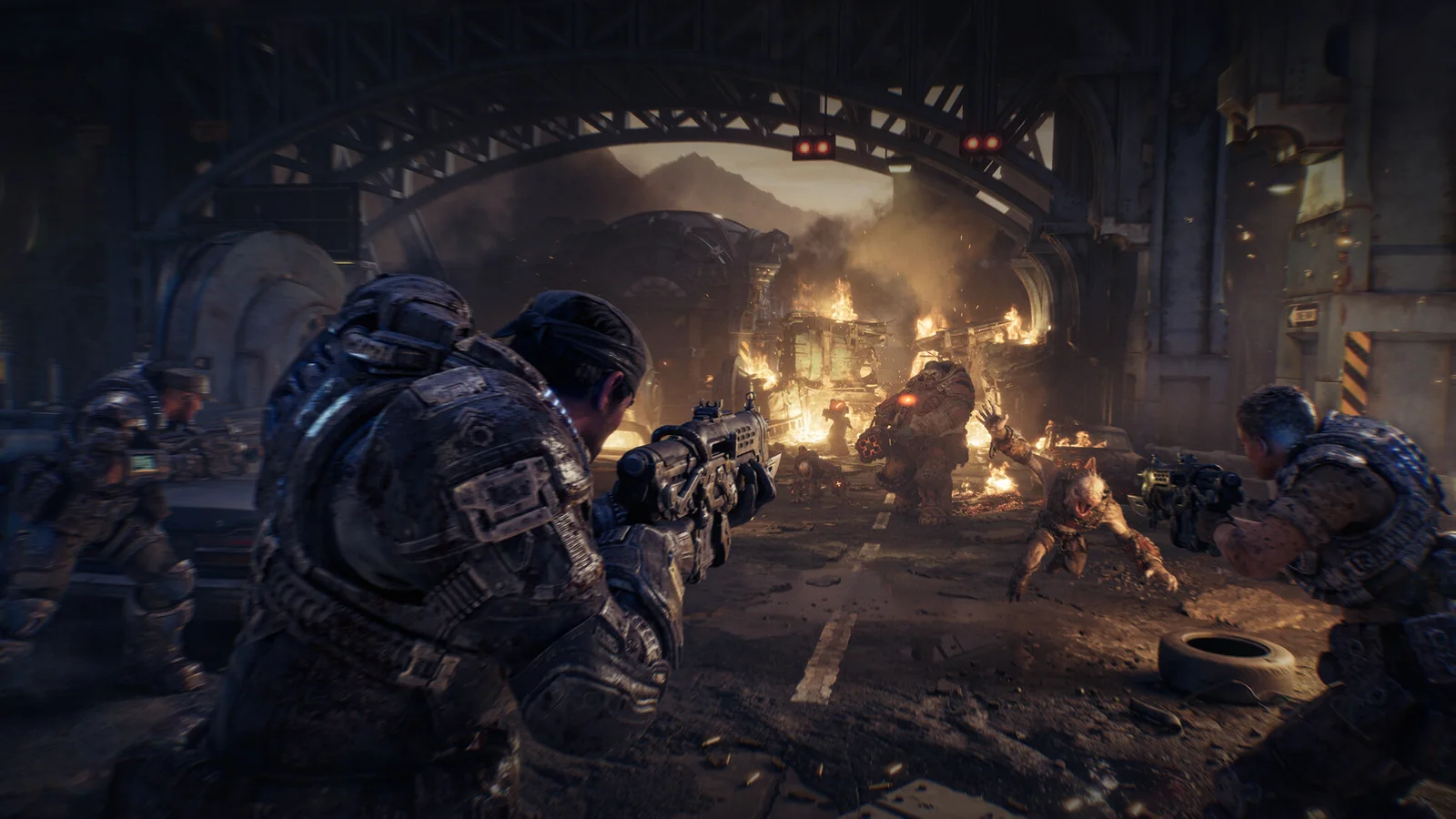 Captură oficială din Gears of War: E-Day, joc Xbox Game Studios