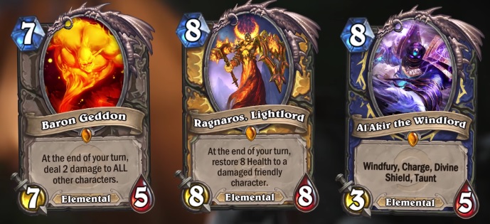 Elementals Hearthstone