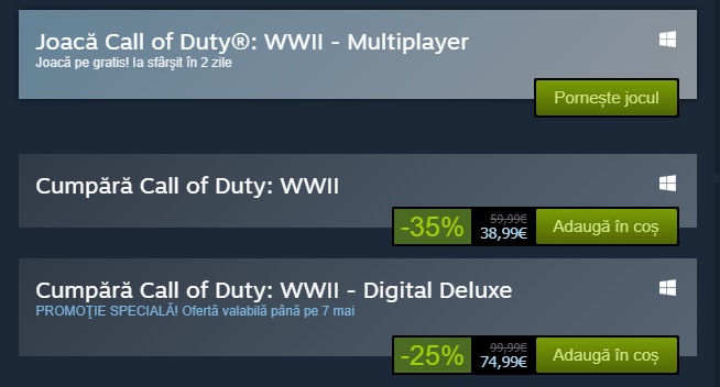 Call of Duty WWII free weekend